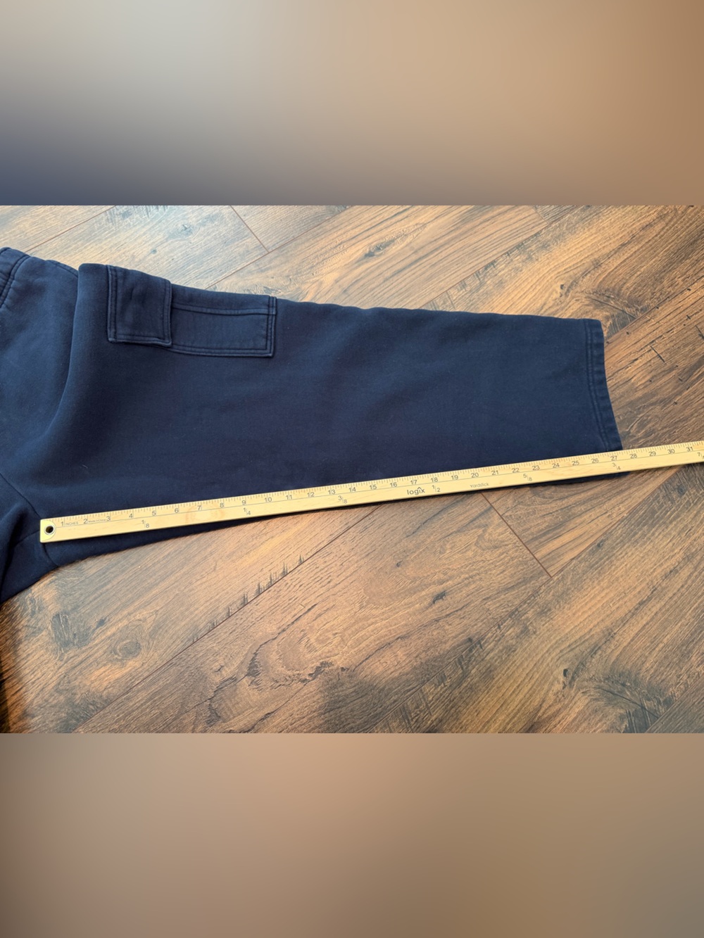 Aritzia Women’s Cozy Sweatfleece Mega Cargo Sweatpant Admiral Blue Size Large - Picture 10 of 10